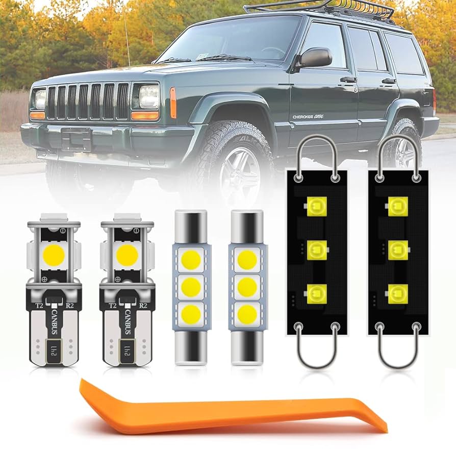 Amazon | nsautolighting チェロキー XJ LED インテリアライト